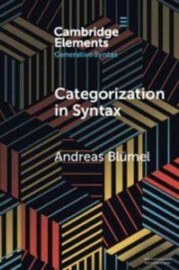 Categorization in Syntax