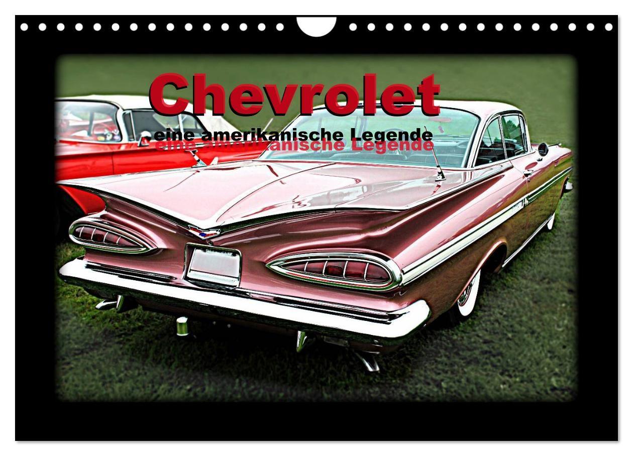 Chevrolet eine amerikanische Legende (Wandkalender 2027 DIN A4 quer) CALVENDO Monatskalender