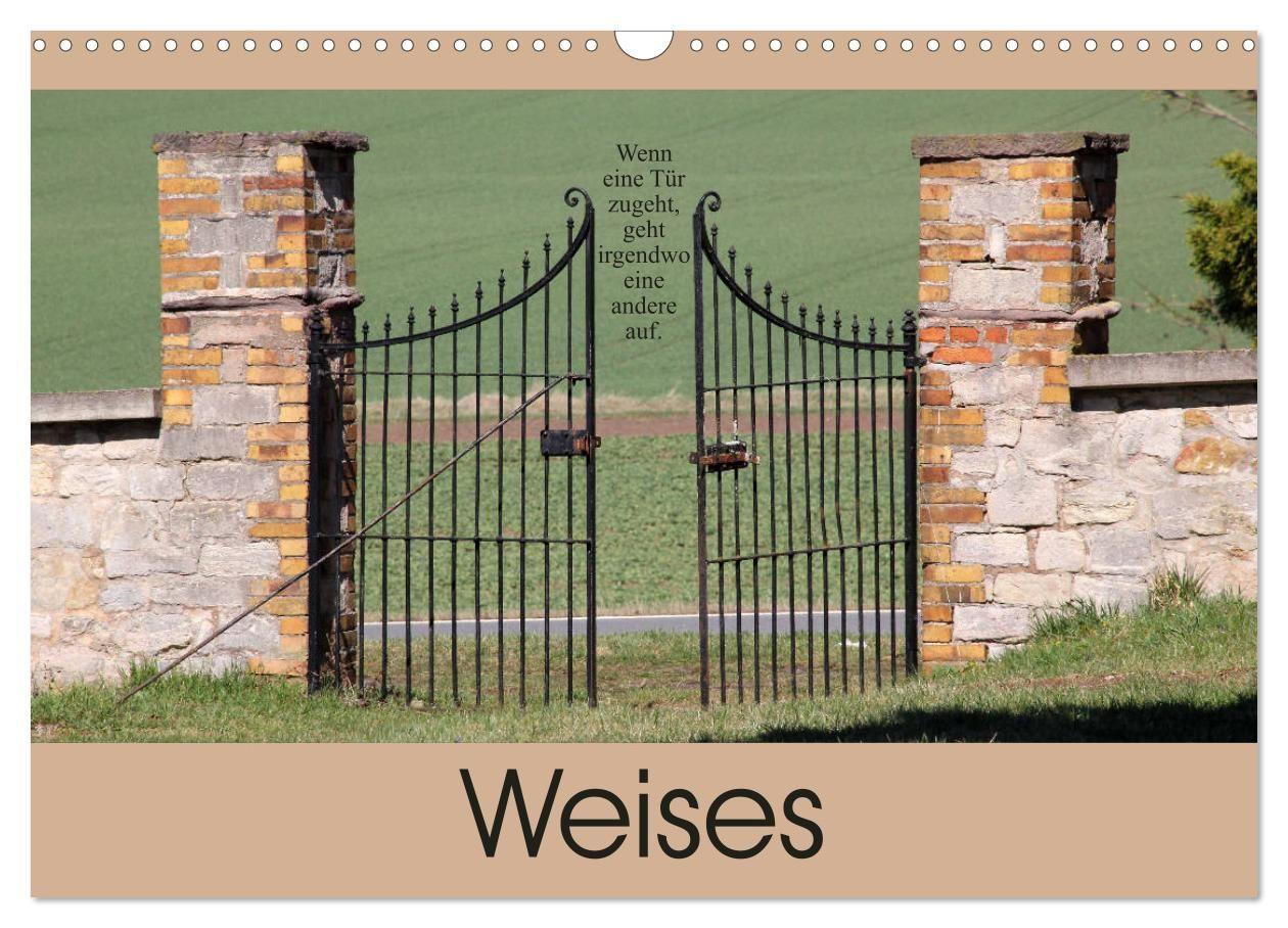 Weises (Wandkalender 2027 DIN A3 quer) CALVENDO Monatskalender