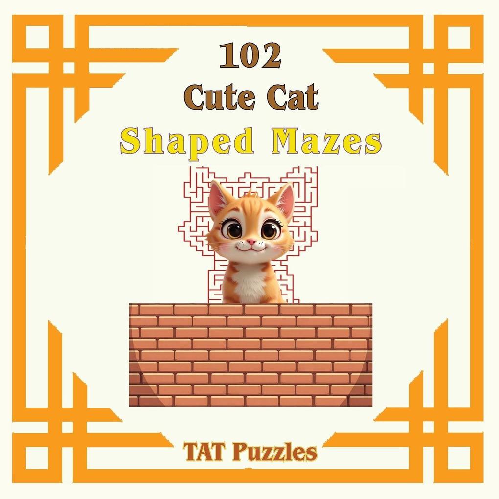 Cute Cat Shaped Mazes