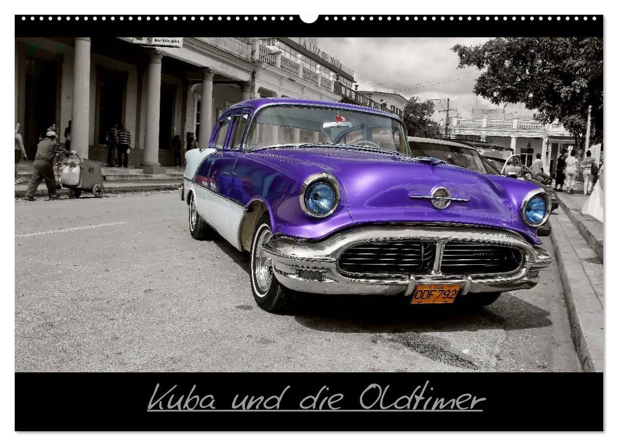 Kuba und die Oldtimer (Wandkalender 2027 DIN A2 quer) CALVENDO Monatskalender