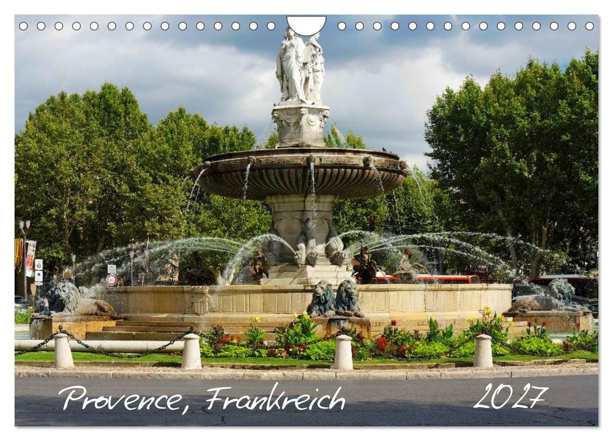Provence Frankreich (Wandkalender 2027 DIN A4 quer) CALVENDO Monatskalender