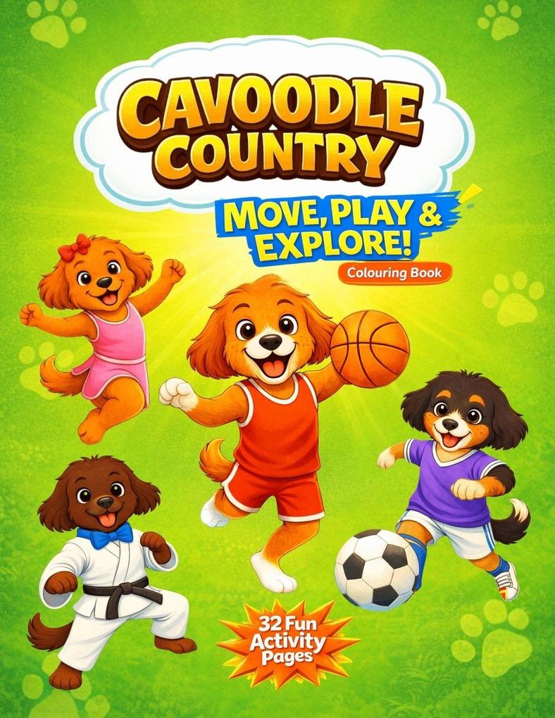 Cavoodle Country Move Play & Explore Colouring Book