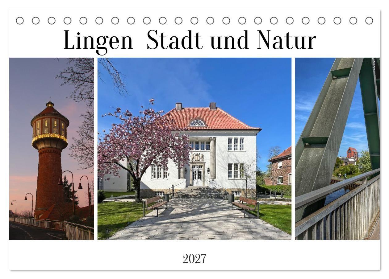 Lingen Stadt und Natur (Tischkalender 2027 DIN A5 quer) CALVENDO Monatskalender