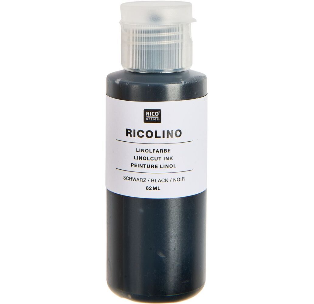 Linolfarbe 82ml Schwarz