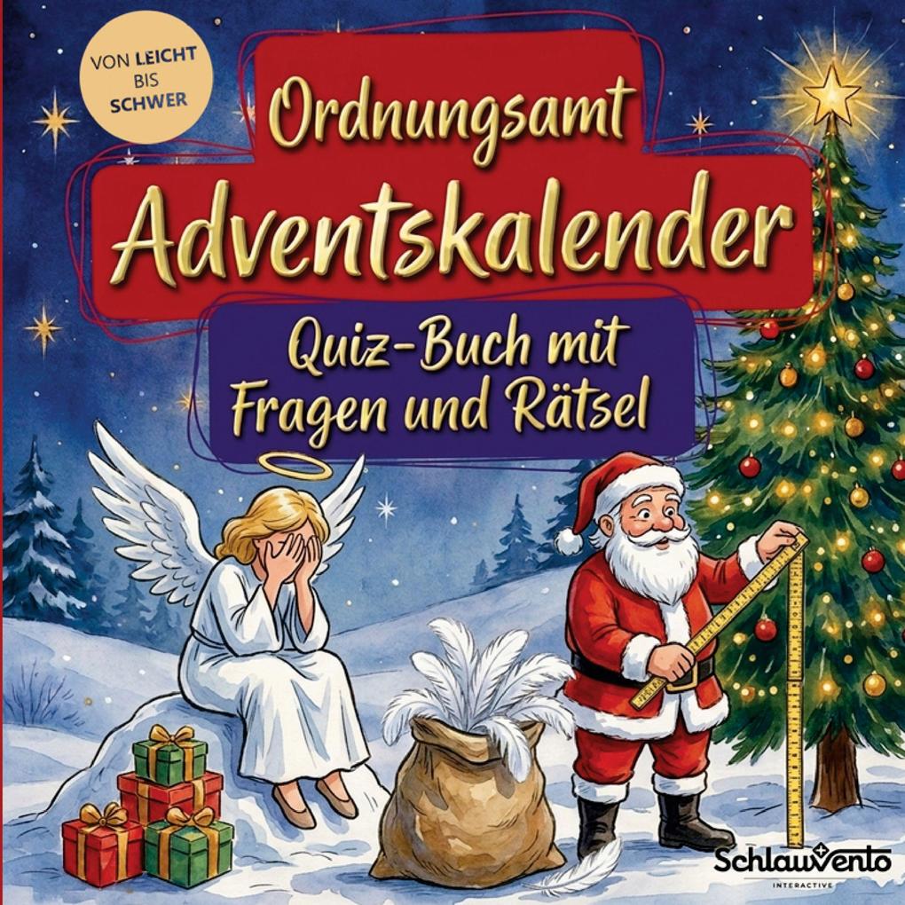 Ordnungsamt-Adventskalender: Quiz-Buch mit Fragen und Rätsel