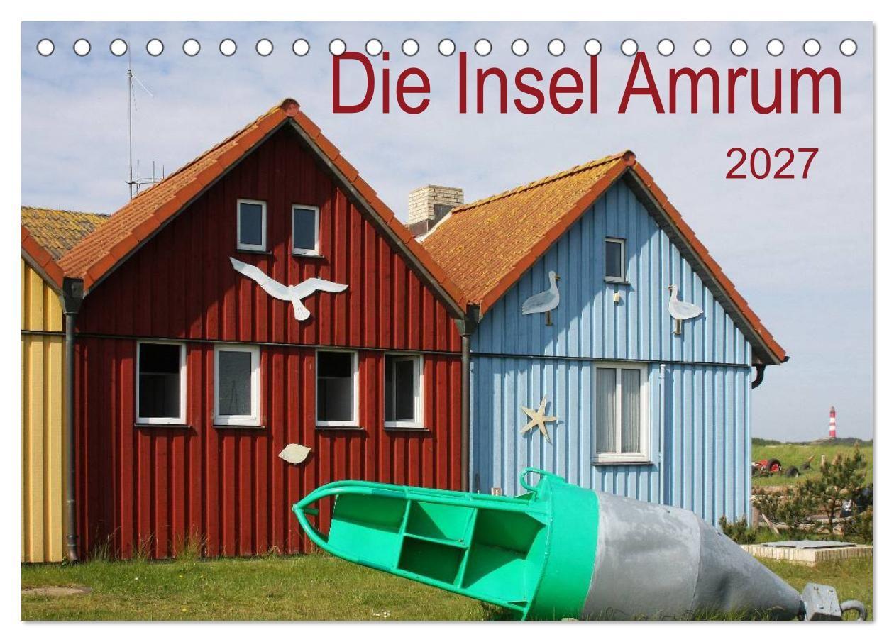 Die Insel Amrum (Tischkalender 2027 DIN A5 quer) CALVENDO Monatskalender