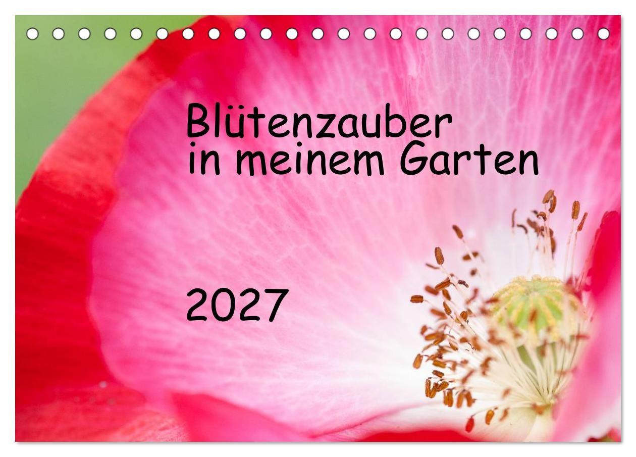Blütenzauber in meinem Garten (Tischkalender 2027 DIN A5 quer) CALVENDO Monatskalender