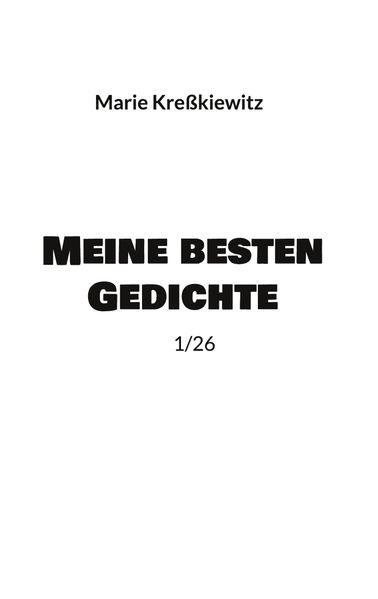 Meine besten Gedichte