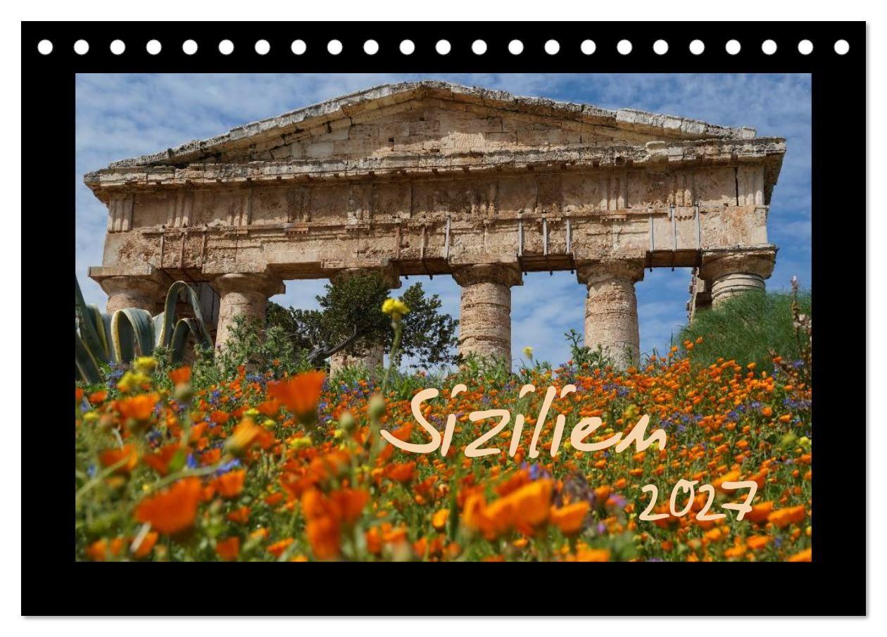 Sizilien (Tischkalender 2027 DIN A5 quer) CALVENDO Monatskalender