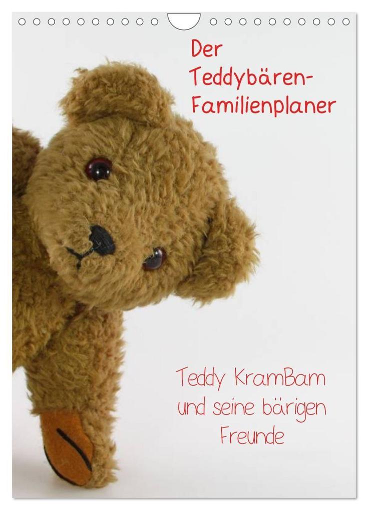 Der Teddybären-Familienplaner (Wandkalender 2027 DIN A4 hoch) CALVENDO Monatskalender