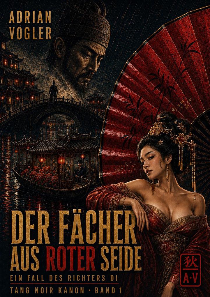 Der Fächer aus roter Seide