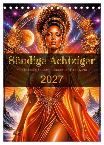 Sündige Achtziger (Tischkalender 2027 DIN A5 hoch) CALVENDO Monatskalender