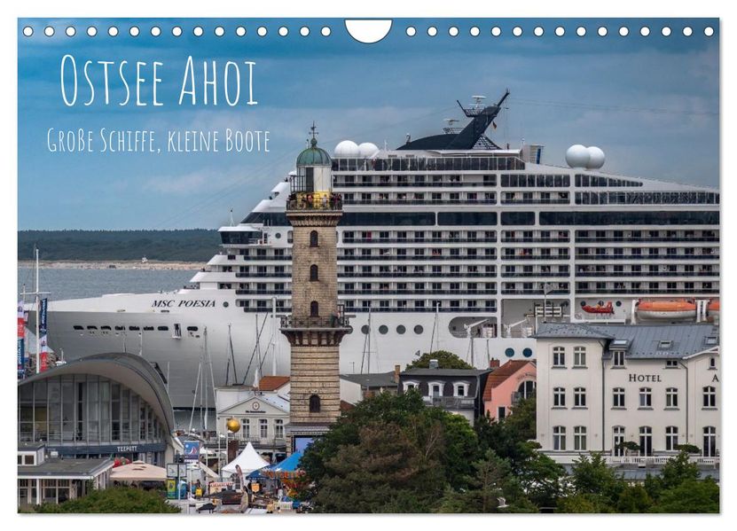 Ostsee Ahoi - Große Schiffe kleine Boote (Wandkalender 2027 DIN A4 quer) CALVENDO Monatskalender