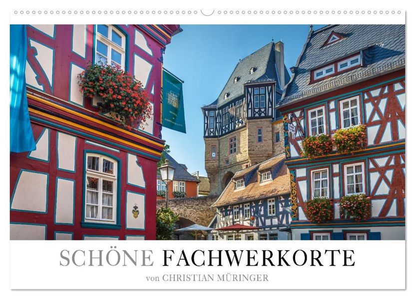 Schöne Fachwerkorte (Wandkalender 2027 DIN A2 quer) CALVENDO Monatskalender