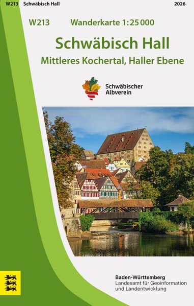 W213 Wanderkarte 1:25.000 Schwäbisch Hall