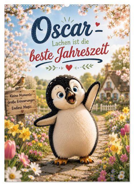 Oscar - Lachen ist die beste Jahreszeit (Wandkalender 2027 DIN A2 hoch) CALVENDO Monatskalender
