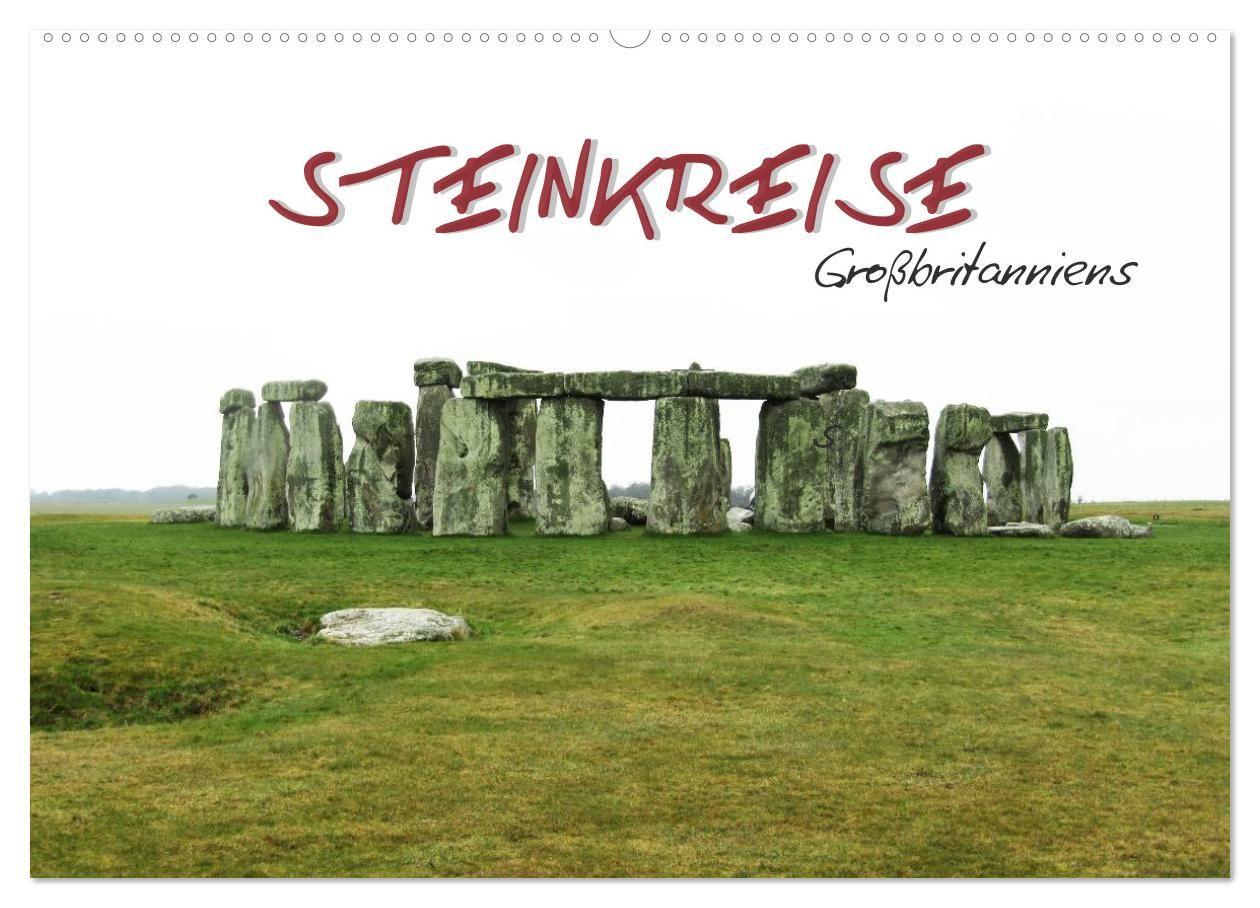 Steinkreise Großbritanniens (Wandkalender 2027 DIN A2 quer) CALVENDO Monatskalender
