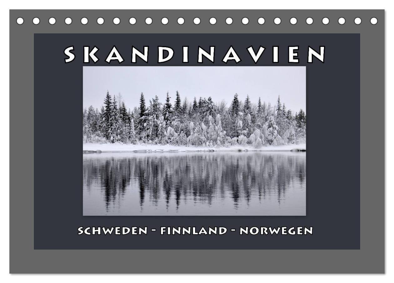 SKANDINAVIEN (Tischkalender 2027 DIN A5 quer) CALVENDO Monatskalender
