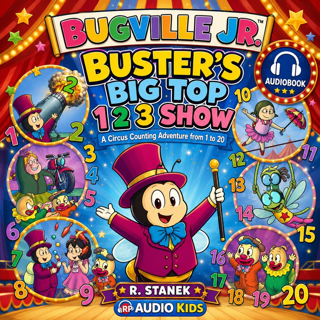 Buster's Big Top 1 2 3 Show (A Bugville Jr. Story)