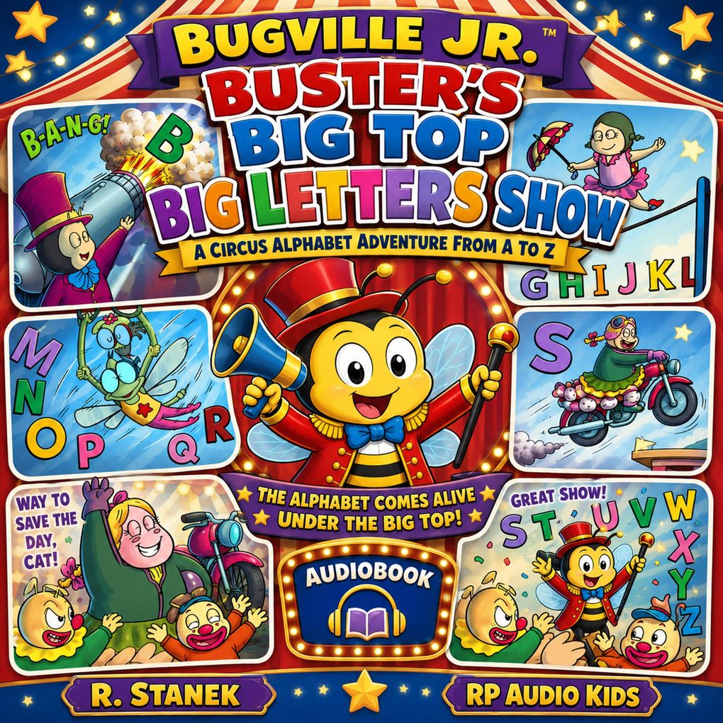 Buster's Big Top Big Letters Show (A Bugville Jr. Story)
