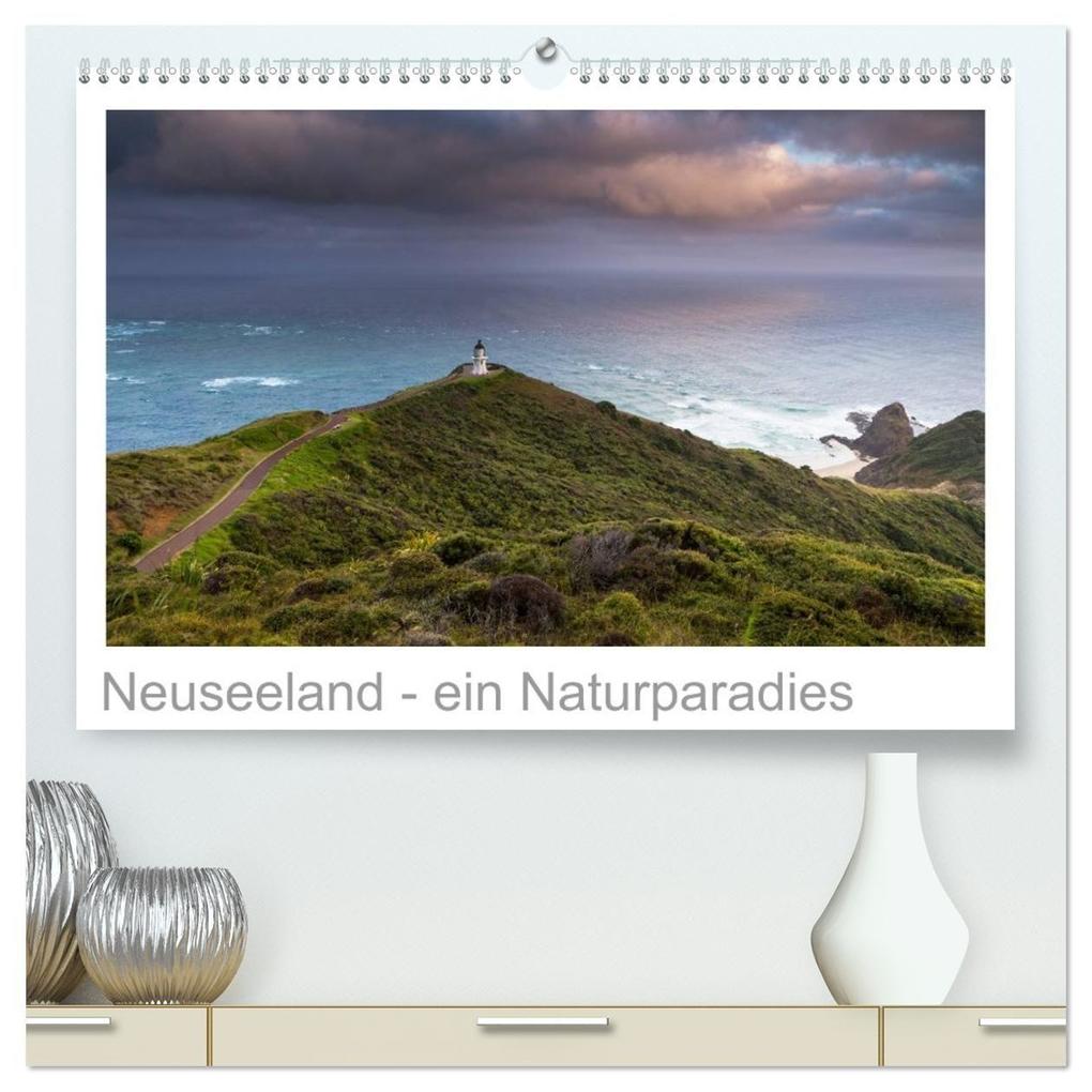 Neuseeland - ein Naturparadies (hochwertiger Premium Wandkalender 2027 DIN A2 quer) Kunstdruck in Hochglanz