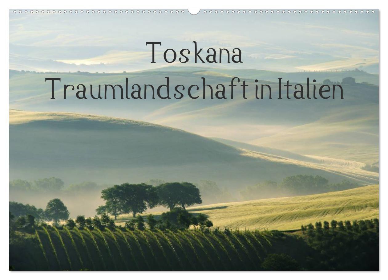 Toskana - Traumlandschaft in Italien (Wandkalender 2027 DIN A2 quer) CALVENDO Monatskalender