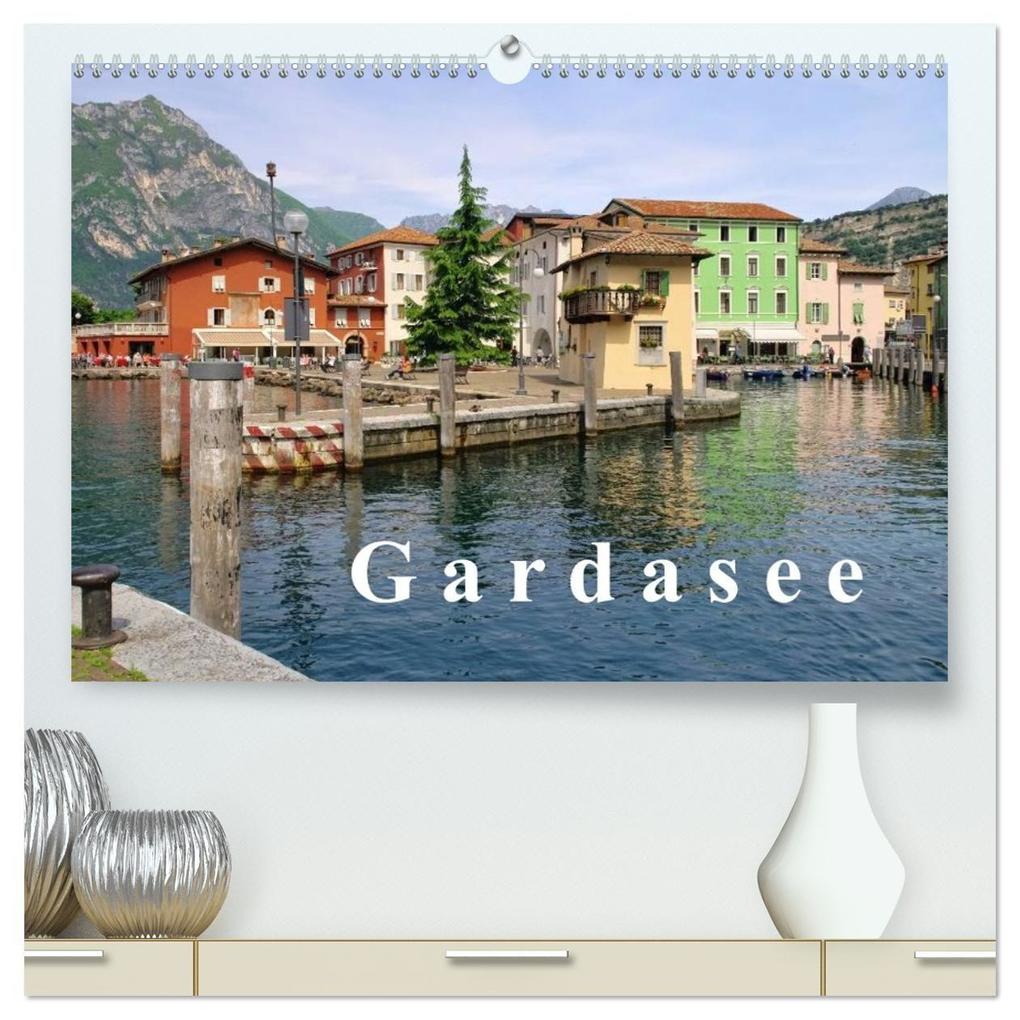 Gardasee (hochwertiger Premium Wandkalender 2027 DIN A2 quer) Kunstdruck in Hochglanz