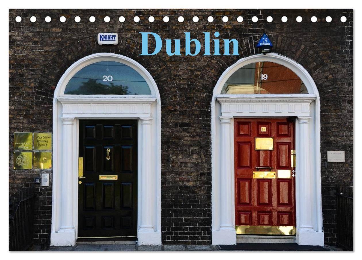 Dublin (Tischkalender 2027 DIN A5 quer) CALVENDO Monatskalender