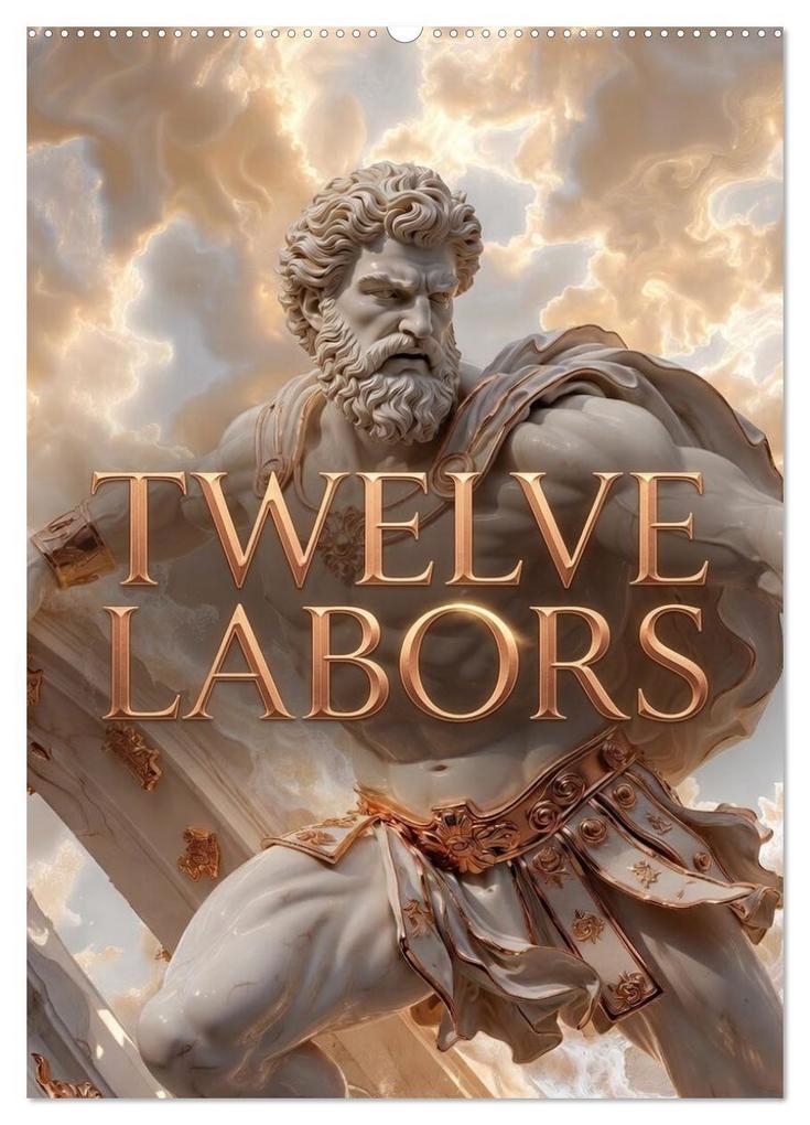 Twelve Labors (Wall Calendar 2027 DIN A2 portrait) CALVENDO 12 Month Wall Calendar