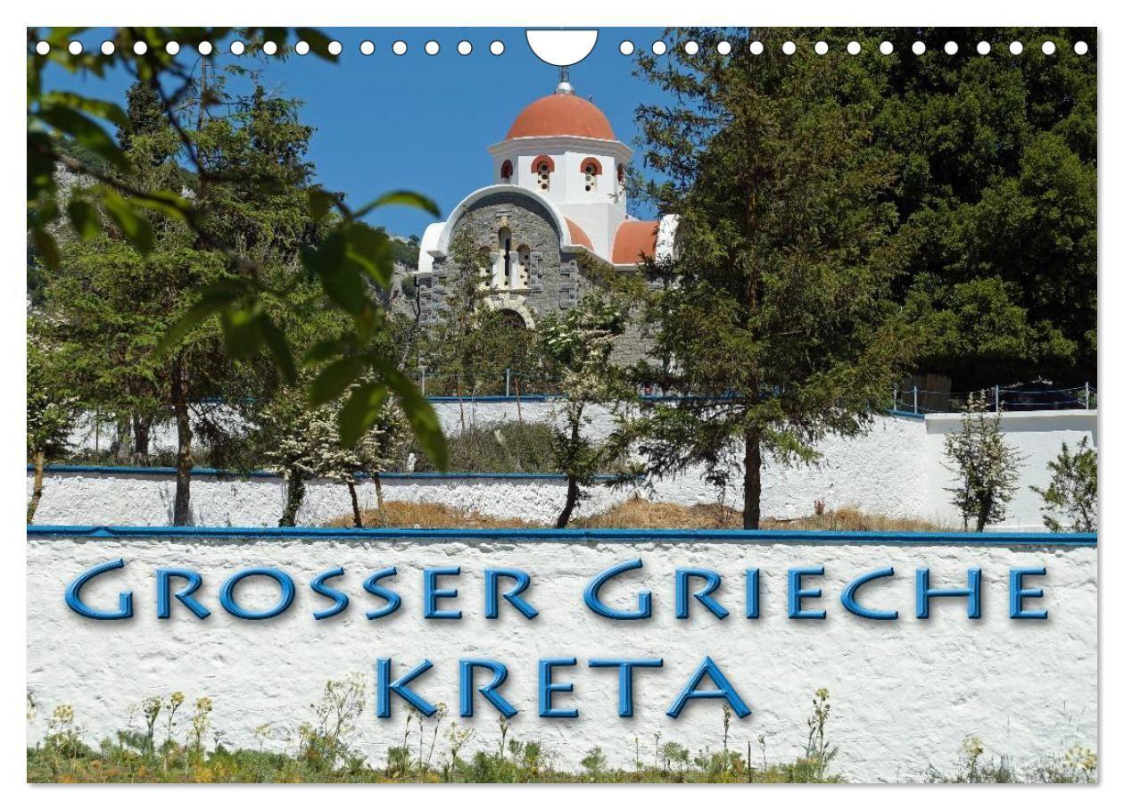 Großer Grieche Kreta (Wandkalender 2027 DIN A4 quer) CALVENDO Monatskalender