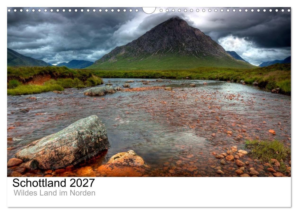 Schottland 2027 - Wildes Land im Norden (Wandkalender 2027 DIN A3 quer) CALVENDO Monatskalender