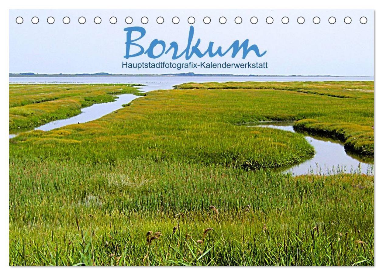 Borkum (Tischkalender 2027 DIN A5 quer) CALVENDO Monatskalender