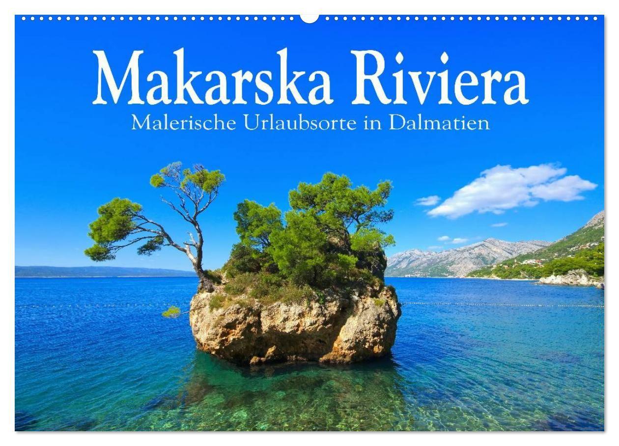 Makarska Riviera - Malerische Urlaubsorte in Dalmatien (Wandkalender 2027 DIN A2 quer) CALVENDO Monatskalender