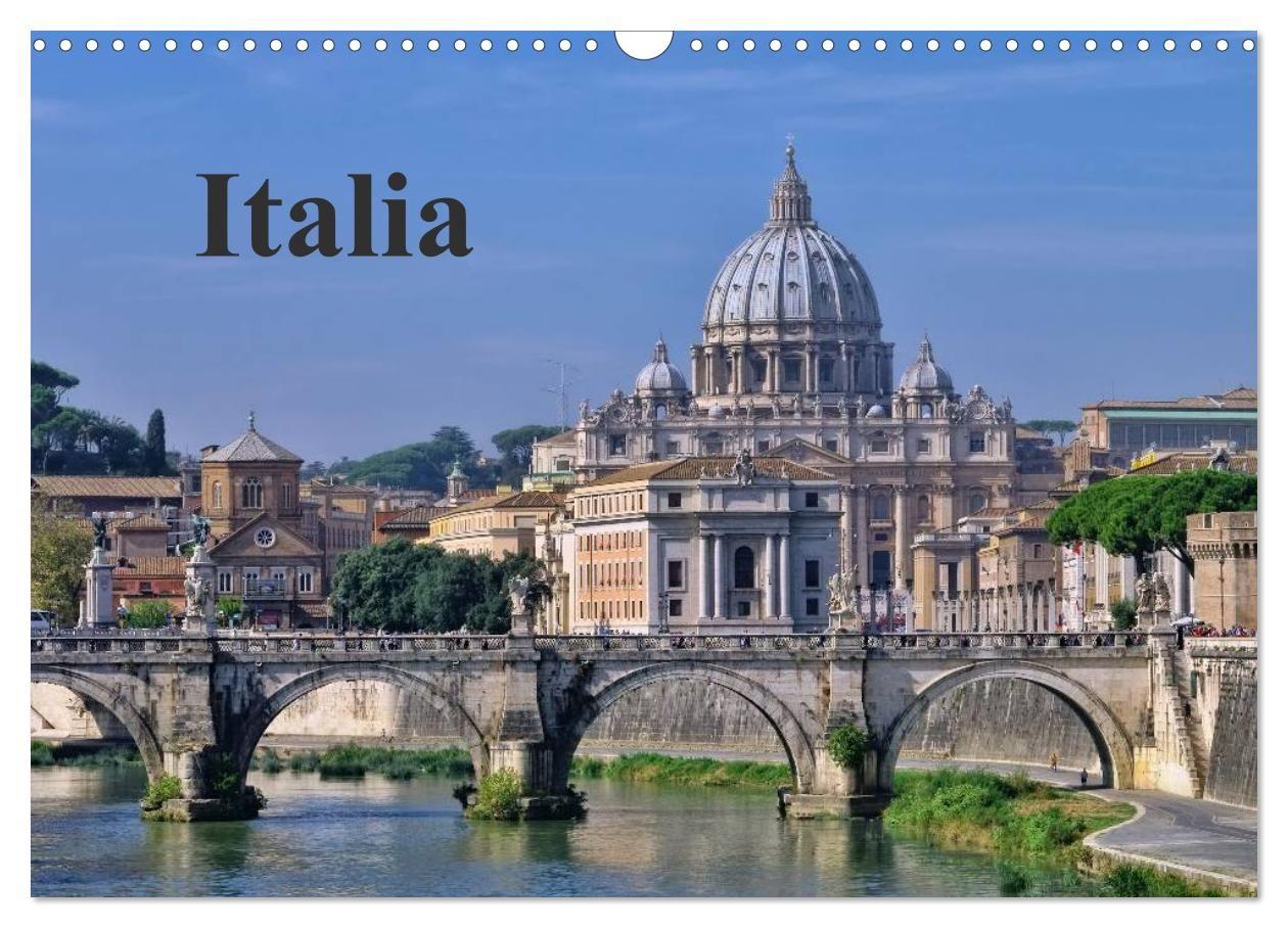 Italia (Wandkalender 2027 DIN A3 quer) CALVENDO Monatskalender