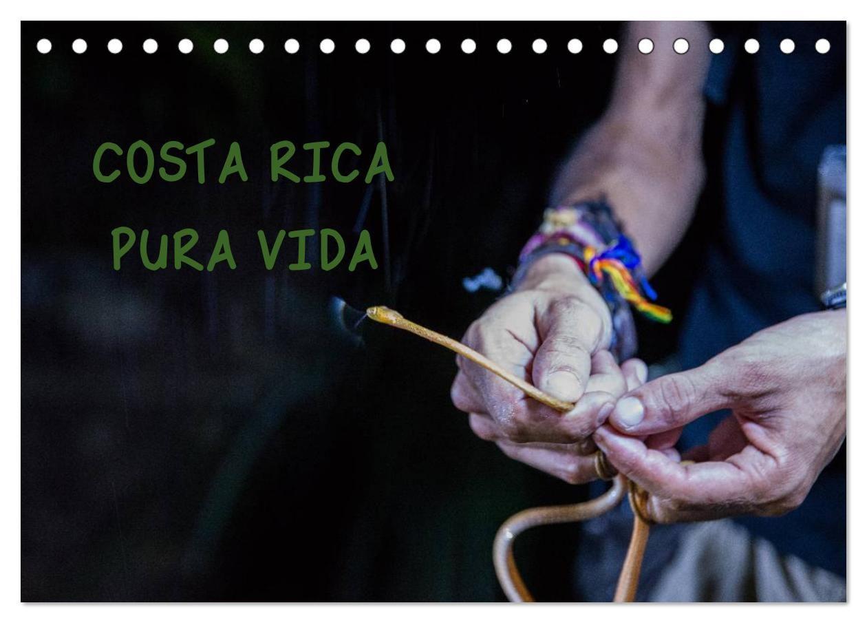 COSTA RICA - PURA VIDA (Tischkalender 2027 DIN A5 quer) CALVENDO Monatskalender
