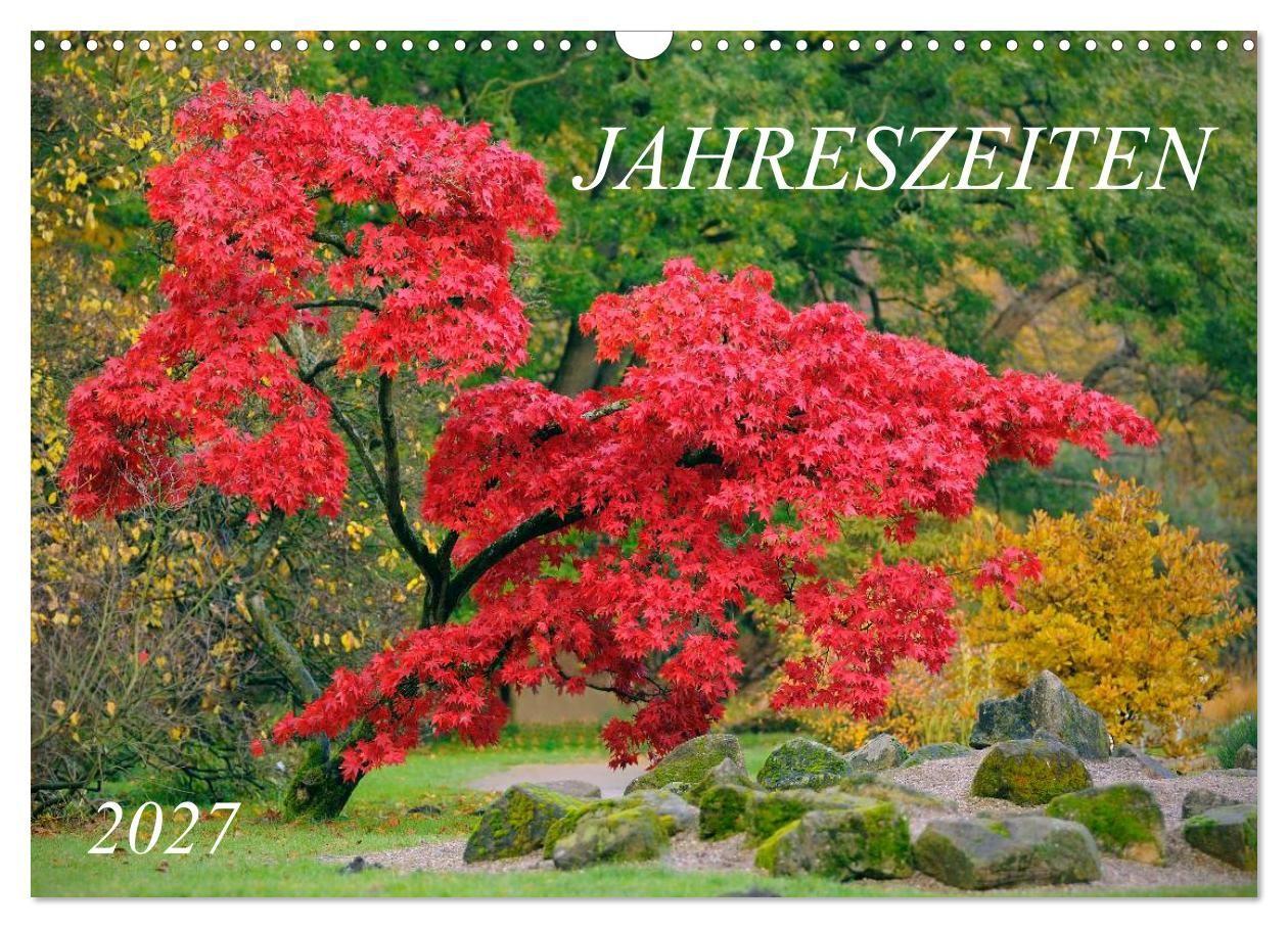 Jahreszeiten / 2027 (Wandkalender 2027 DIN A3 quer) CALVENDO Monatskalender