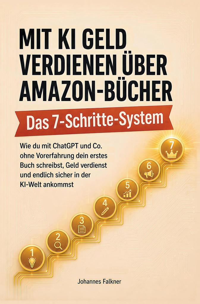 Mit KI Geld verdienen über Amazon-Bücher: Das Sieben-Schritte-System