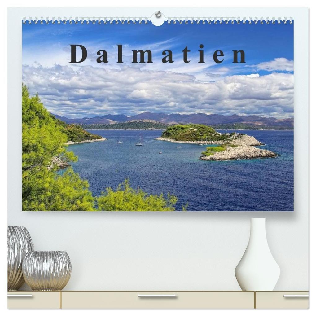 Dalmatien (hochwertiger Premium Wandkalender 2027 DIN A2 quer) Kunstdruck in Hochglanz