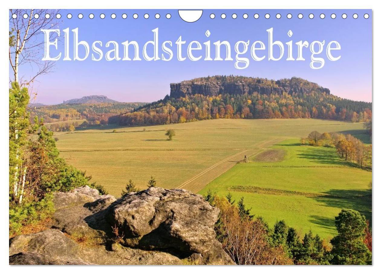 Elbsandsteingebirge (Wandkalender 2027 DIN A4 quer) CALVENDO Monatskalender