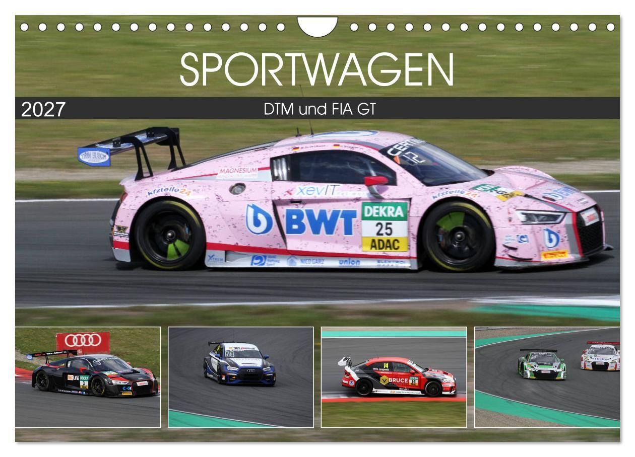 SPORTWAGEN DTM und FIA GT (Wandkalender 2027 DIN A4 quer) CALVENDO Monatskalender