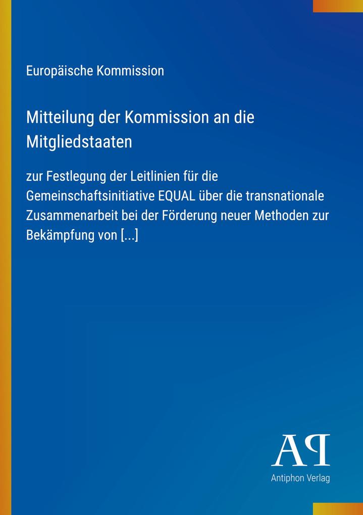 Mitteilung der Kommission an die Mitgliedstaaten