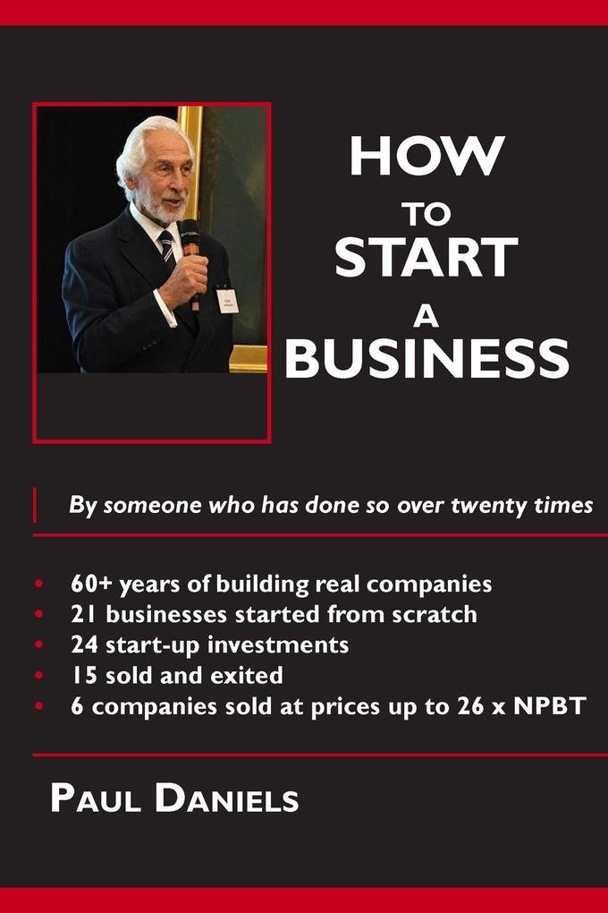 How To Start A Business