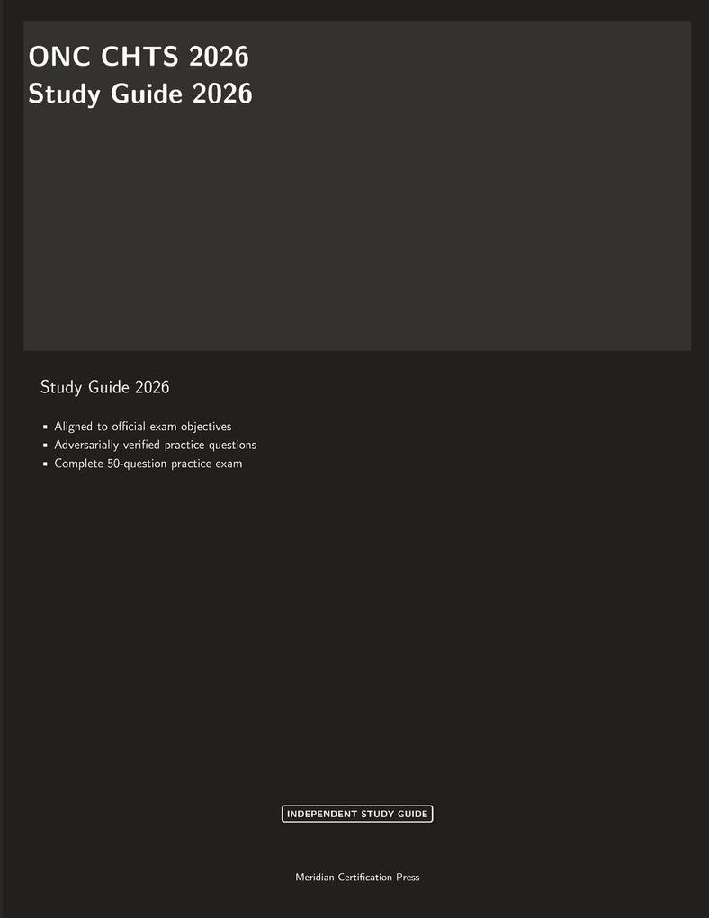 ONC CHTS 2026 Study Guide