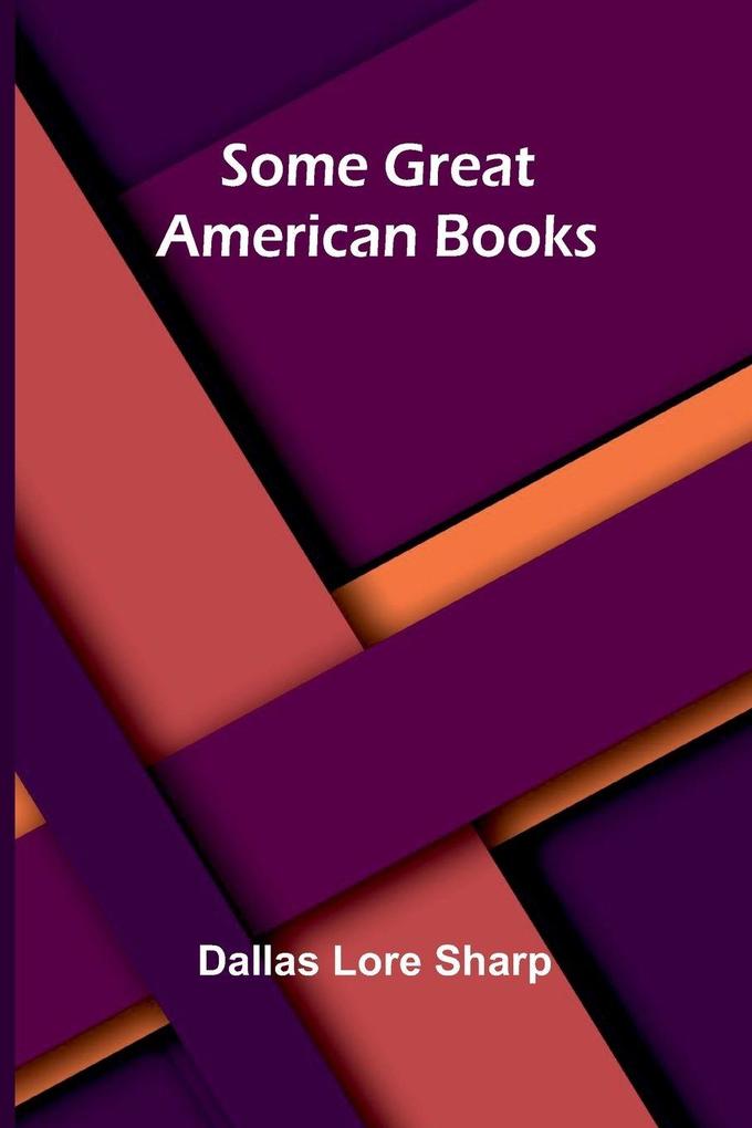 Some great American books