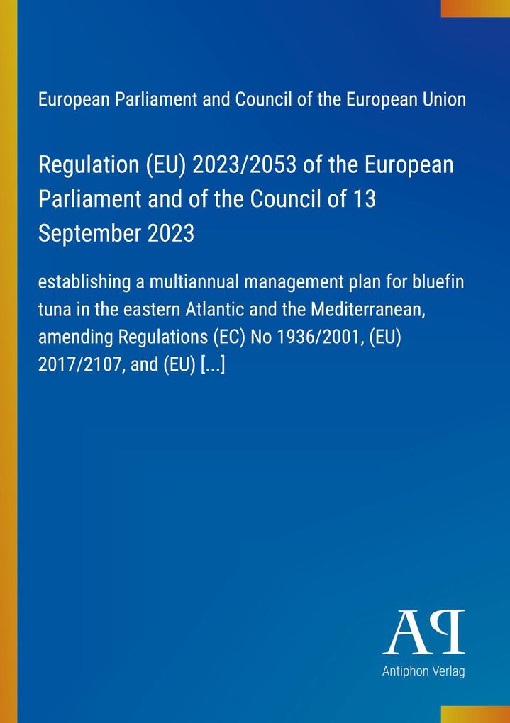 Regulation (EU) 2023/2053 of the European Parliament and of the Council of 13 September 2023