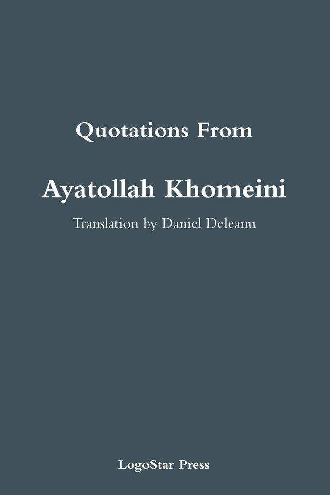 Quotations from Ayatollah Khomeini