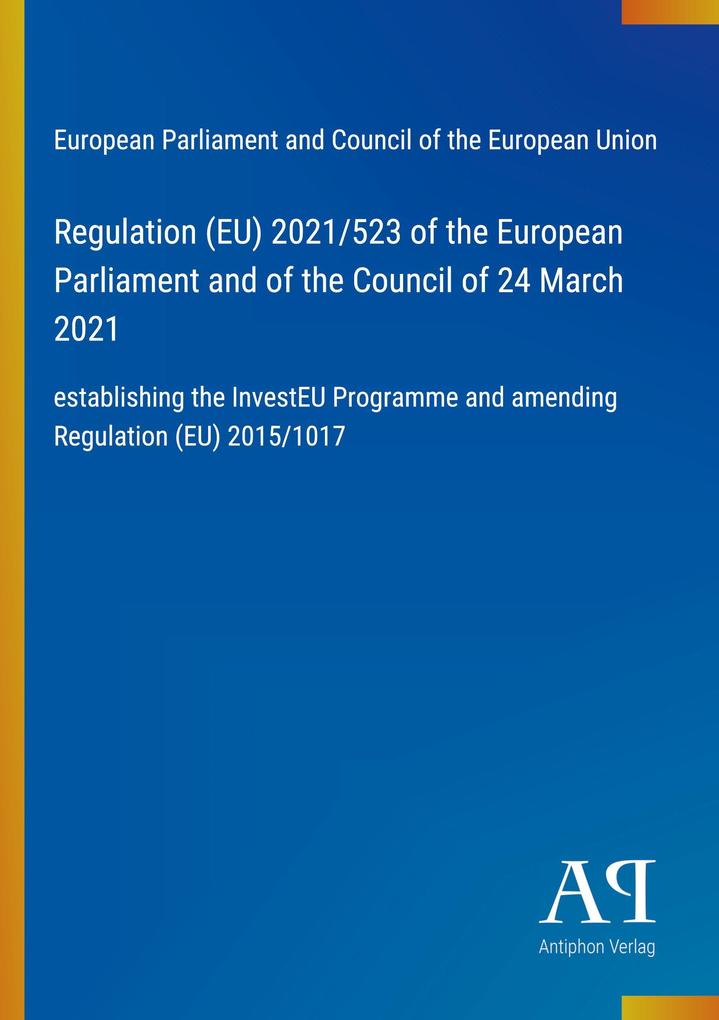 Regulation (EU) 2021/523 of the European Parliament and of the Council of 24 March 2021