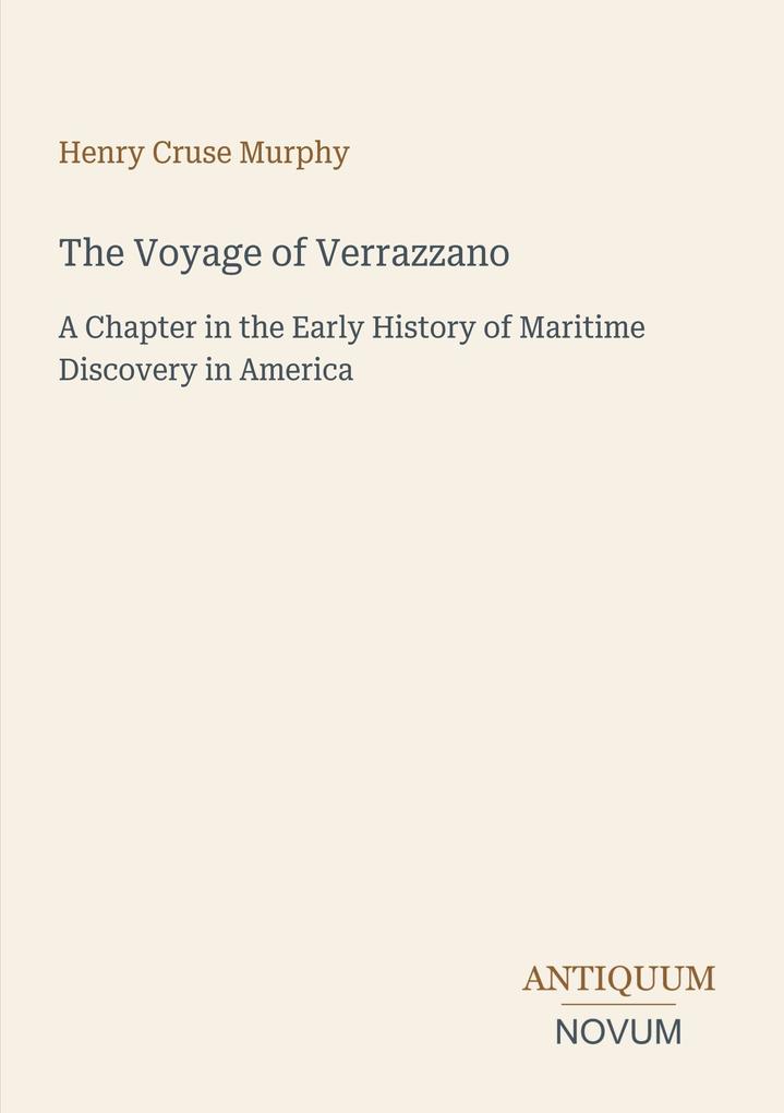 The Voyage of Verrazzano