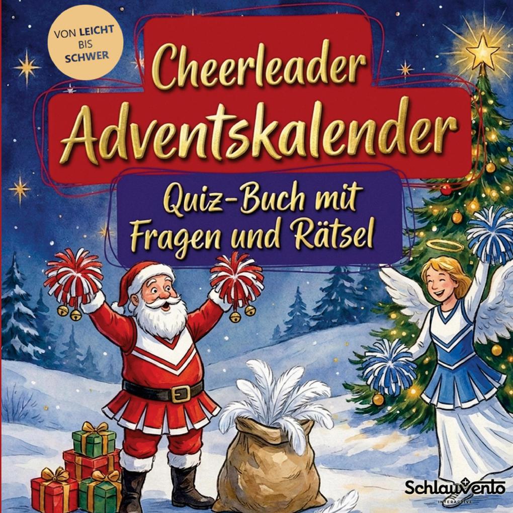 Cheerleader-Adventskalender: Quiz-Buch mit Fragen und Rätsel